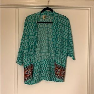 Teal kimono